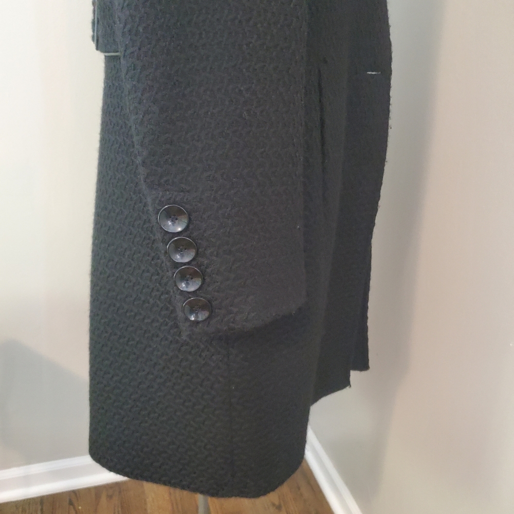 New York & Company, size 8 wool coat, black